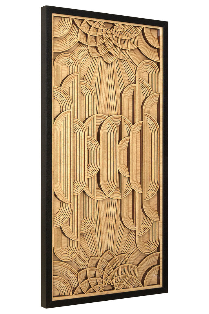 Milan Deco Wood Carving Wall Art