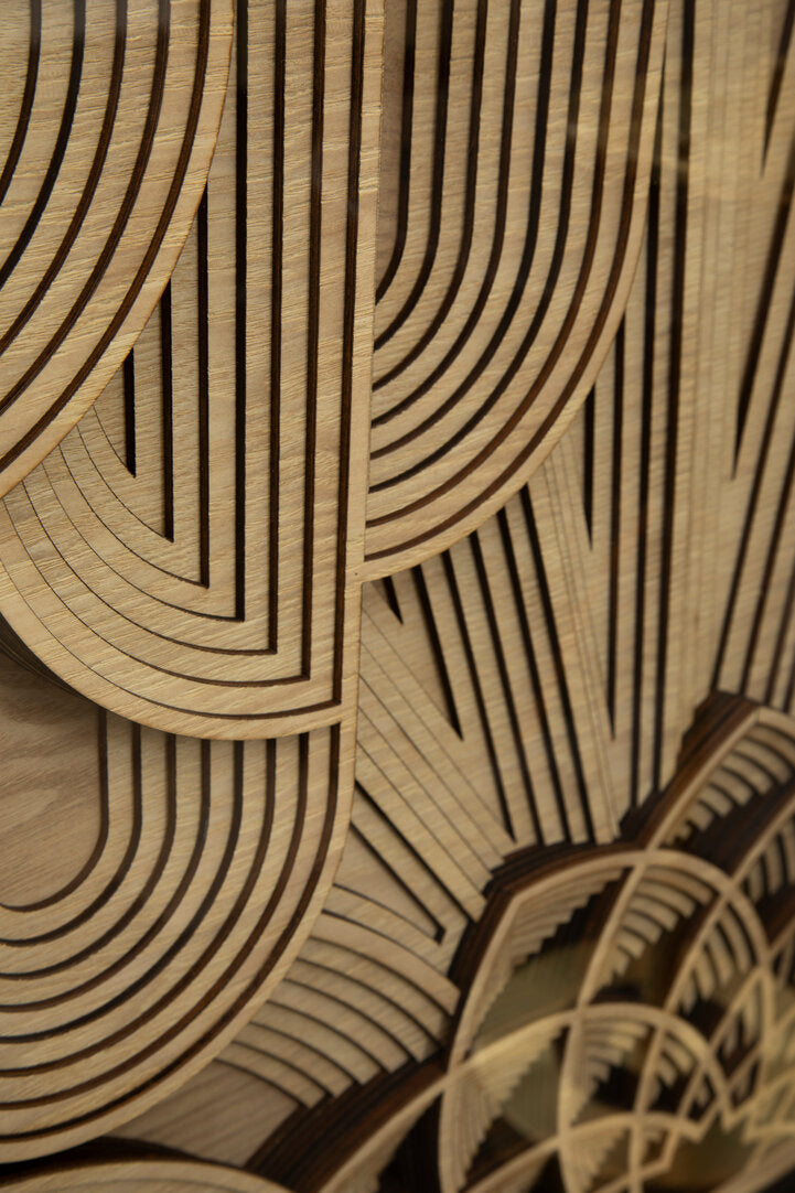 Milan Deco Wood Carving Wall Art