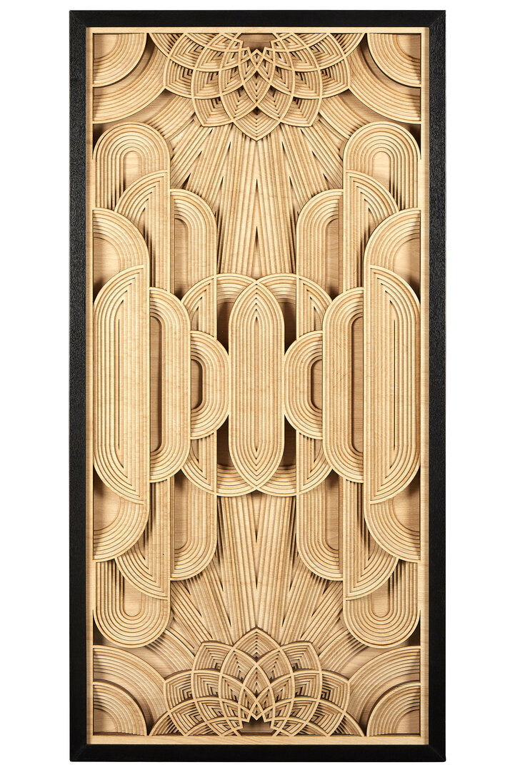 Milan Deco Wood Carving Wall Art