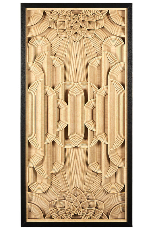 Milan Deco Wood Carving Wall Art