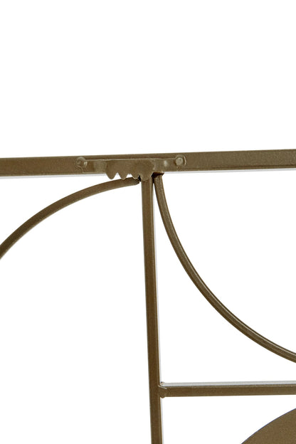Alpine Gold Finish Semicircle Design Wall Art
