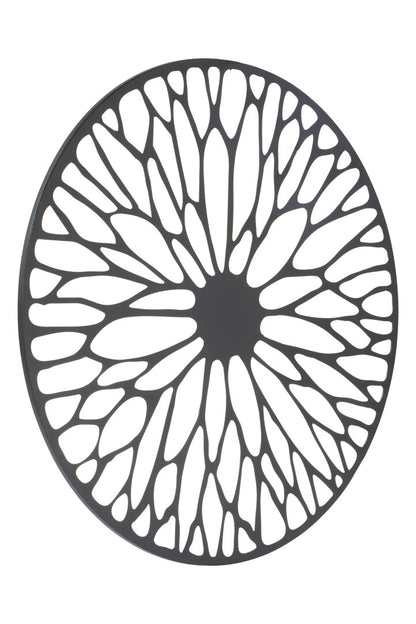 Alpine Large Black Floral Design Wall Art