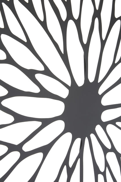 Alpine Large Black Floral Design Wall Art