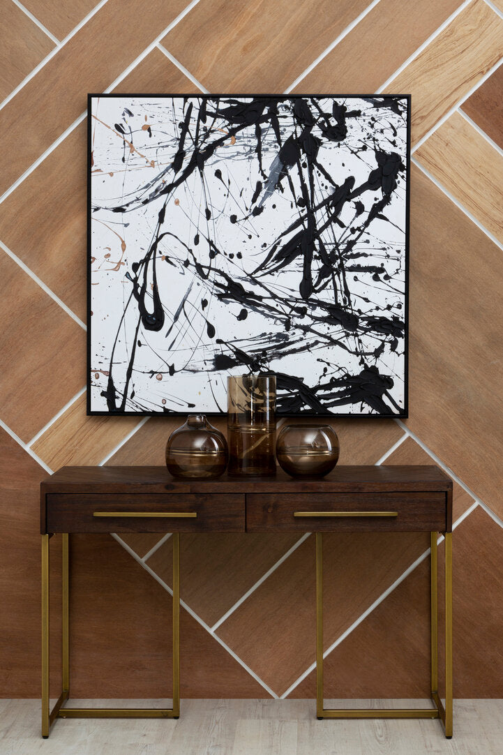 Modernist Black and White Wall Art