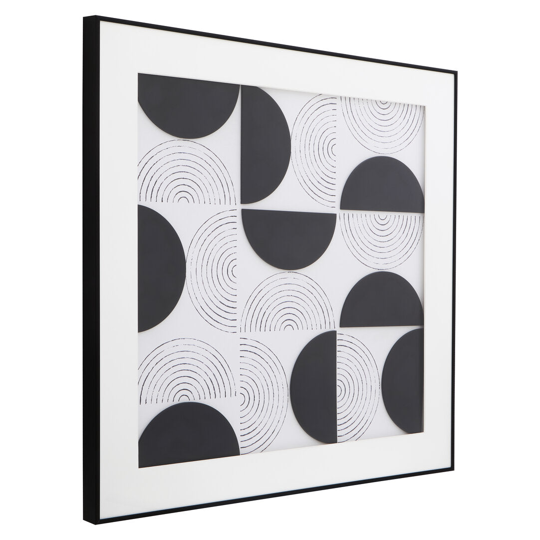 Foundation Black And White Wall Art