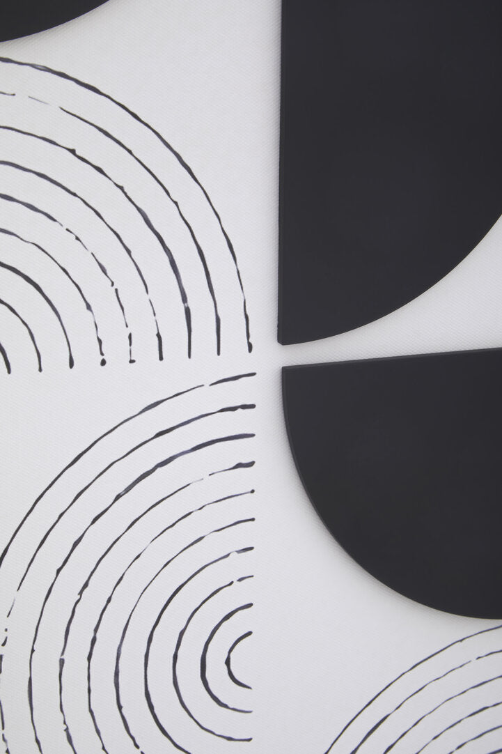 Foundation Black And White Wall Art