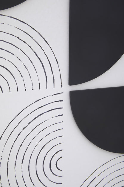 Foundation Black And White Wall Art