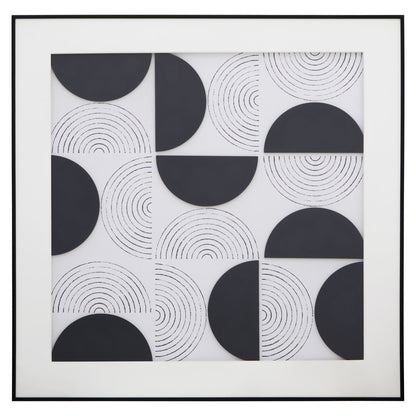 Foundation Black And White Wall Art