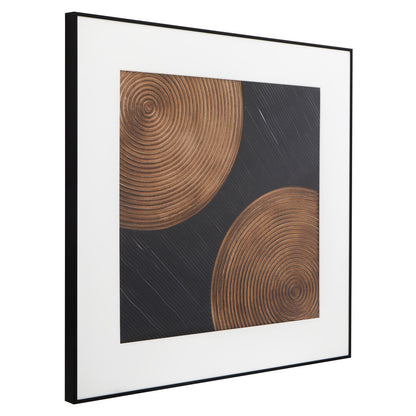 Foundation Black And Brown Wall Art