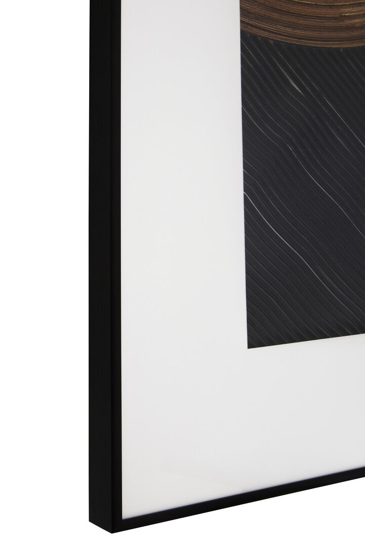 Foundation Black And Brown Wall Art