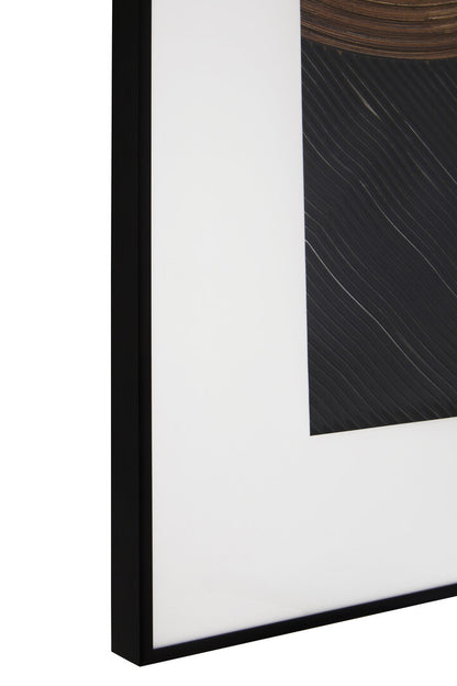 Foundation Black And Brown Wall Art