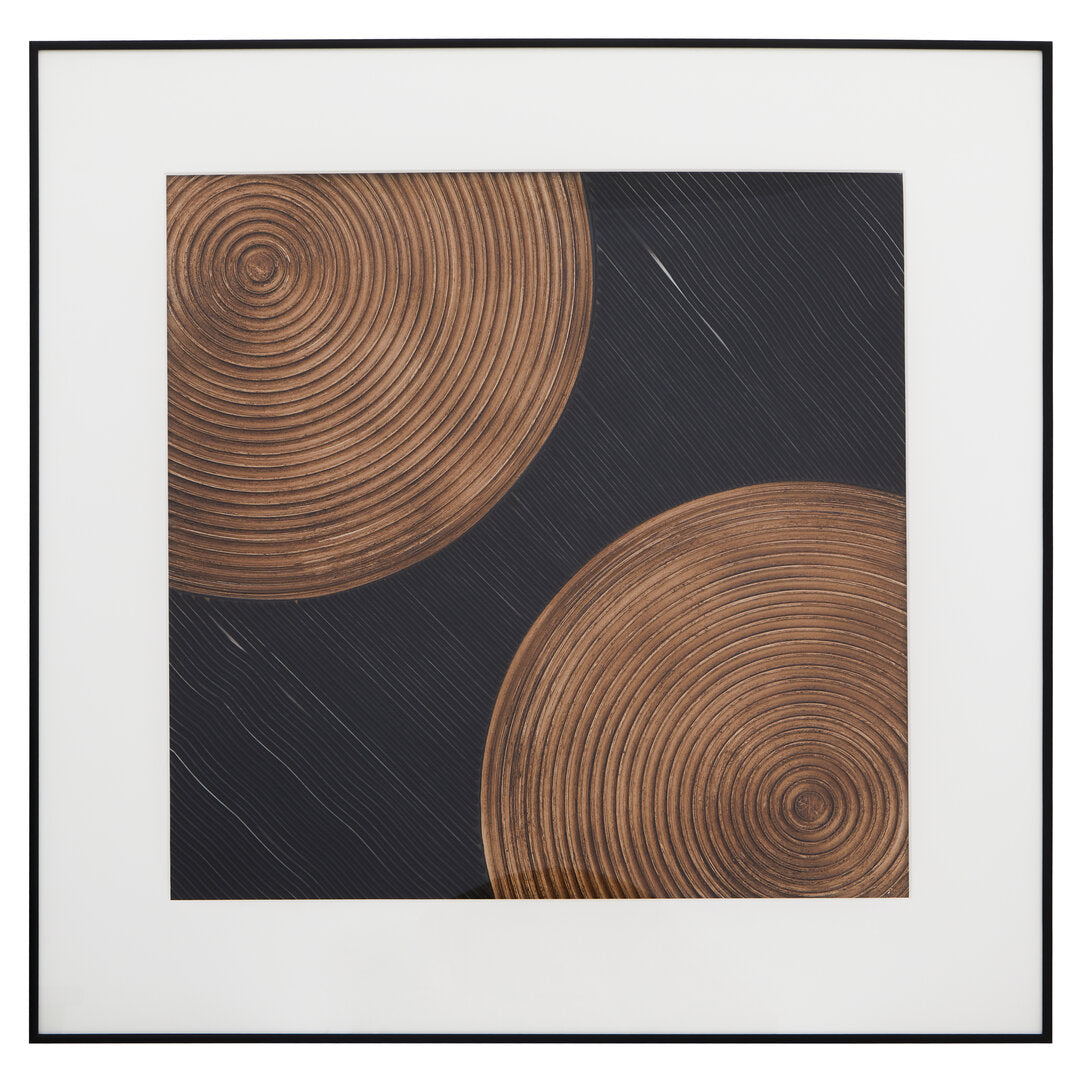Foundation Black And Brown Wall Art