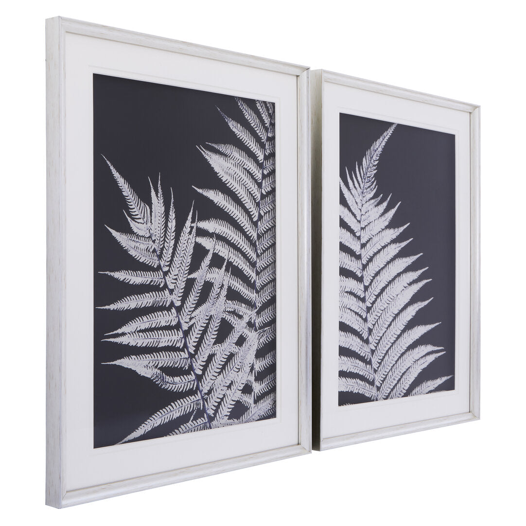 Foundation Set Of Two Leaf Print Wall Art