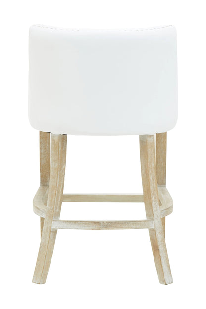Chelsea Townhouse Ivory Leather Effect Bar Chair