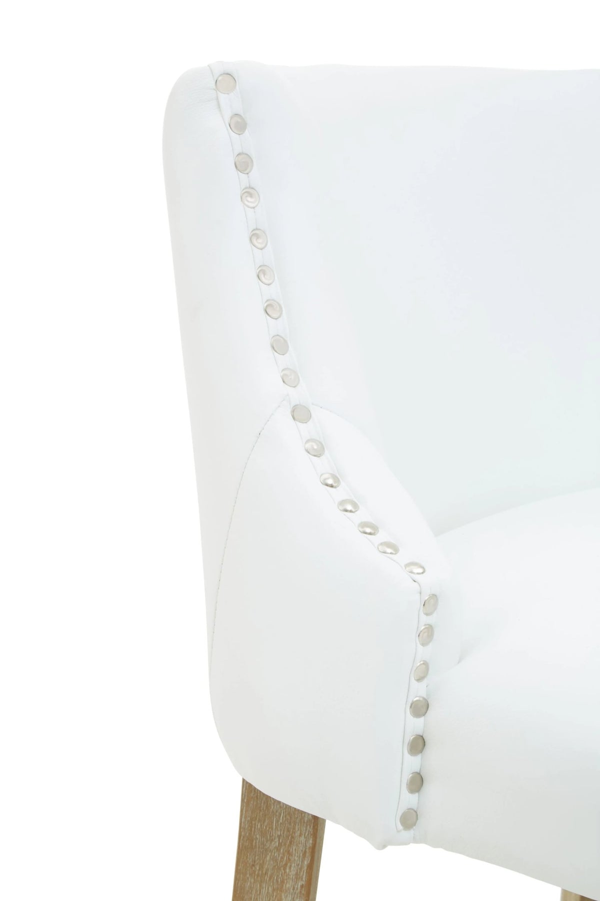 Chelsea Townhouse Ivory Leather Effect Bar Chair