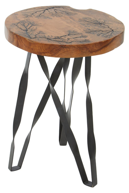 Teak Round Stool