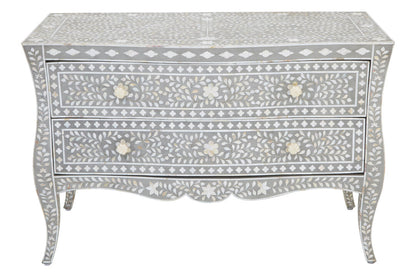 Unity Chest of 2 Drawers with Mother of Pearl Inlay