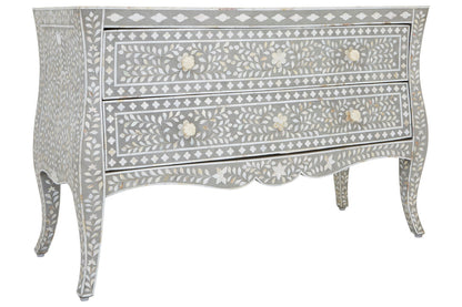 Unity Chest of 2 Drawers with Mother of Pearl Inlay