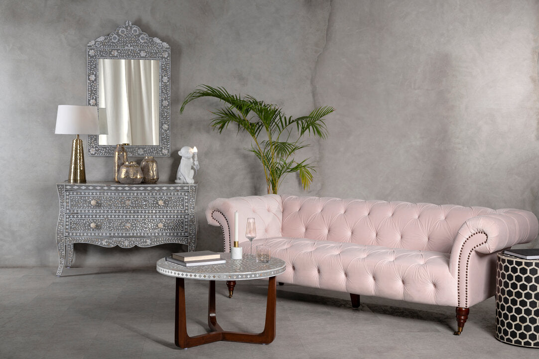 Unity Chest of 2 Drawers with Mother of Pearl Inlay