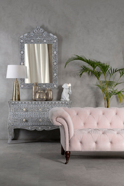 Unity Chest of 2 Drawers with Mother of Pearl Inlay