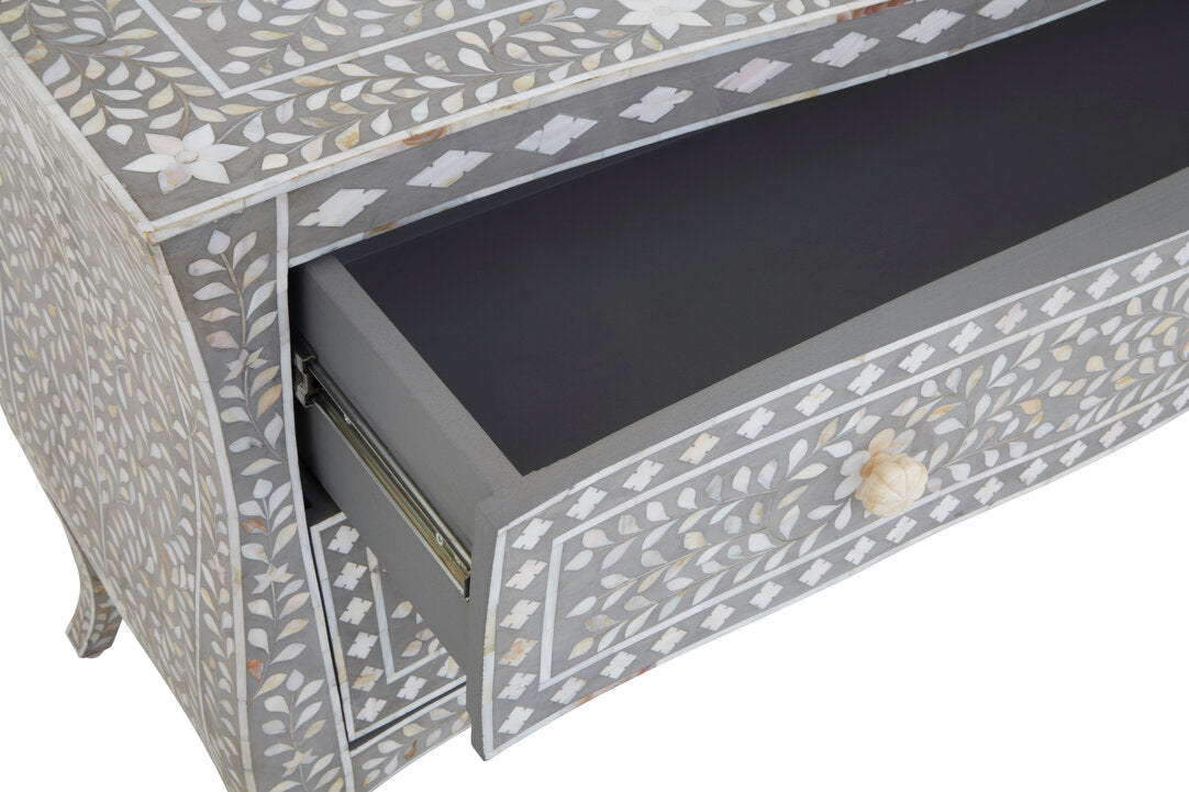 Unity Chest of 2 Drawers with Mother of Pearl Inlay