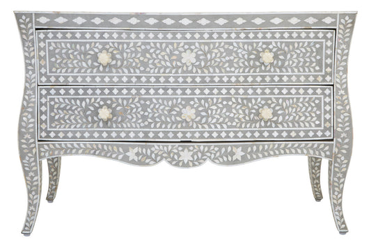 Unity Chest of 2 Drawers with Mother of Pearl Inlay