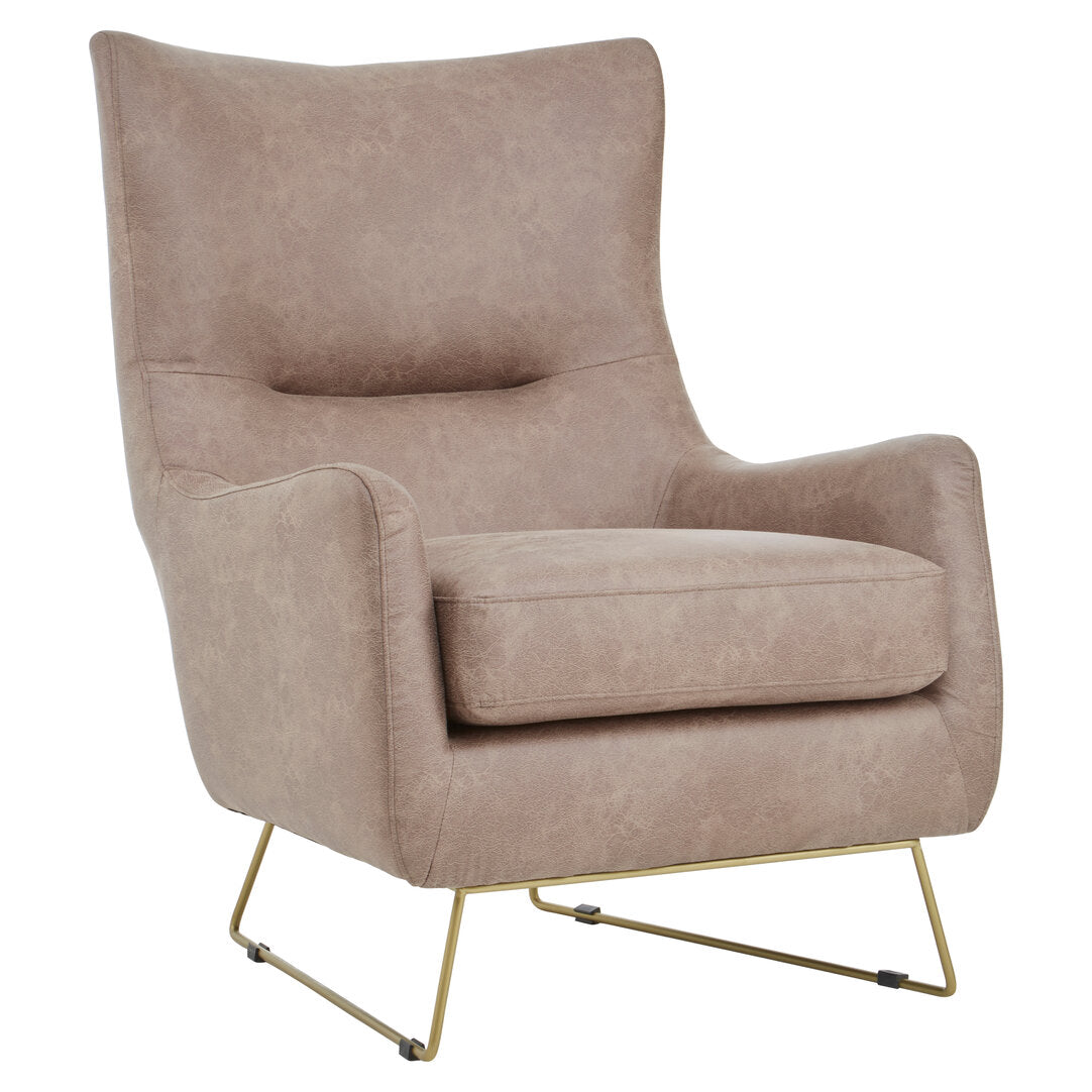 Arthur Brown faux leather Armchair