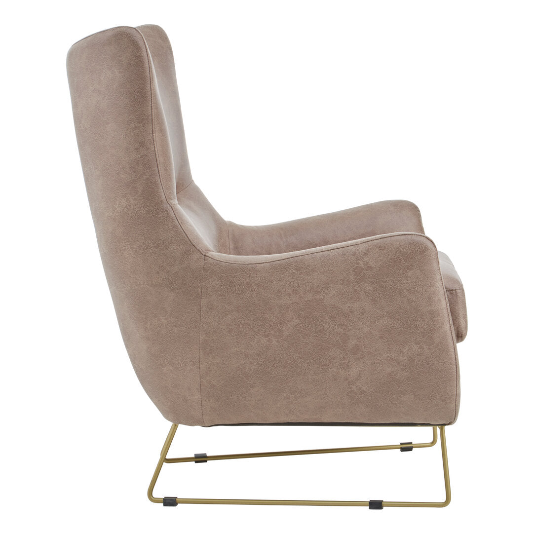 Arthur Brown faux leather Armchair