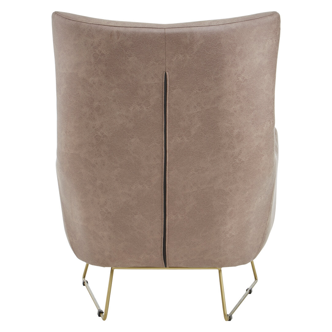 Arthur Brown faux leather Armchair