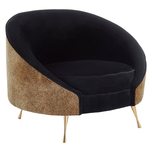 Tribeca Leopard Print Armchair
