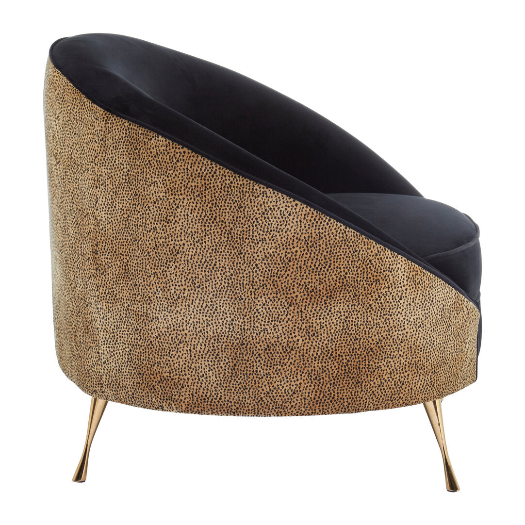 Tribeca Leopard Print Armchair