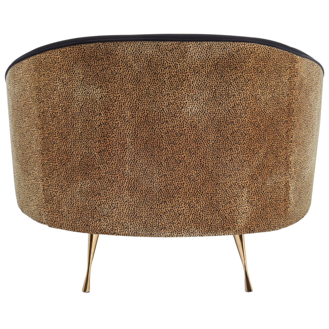 Tribeca Leopard Print Armchair