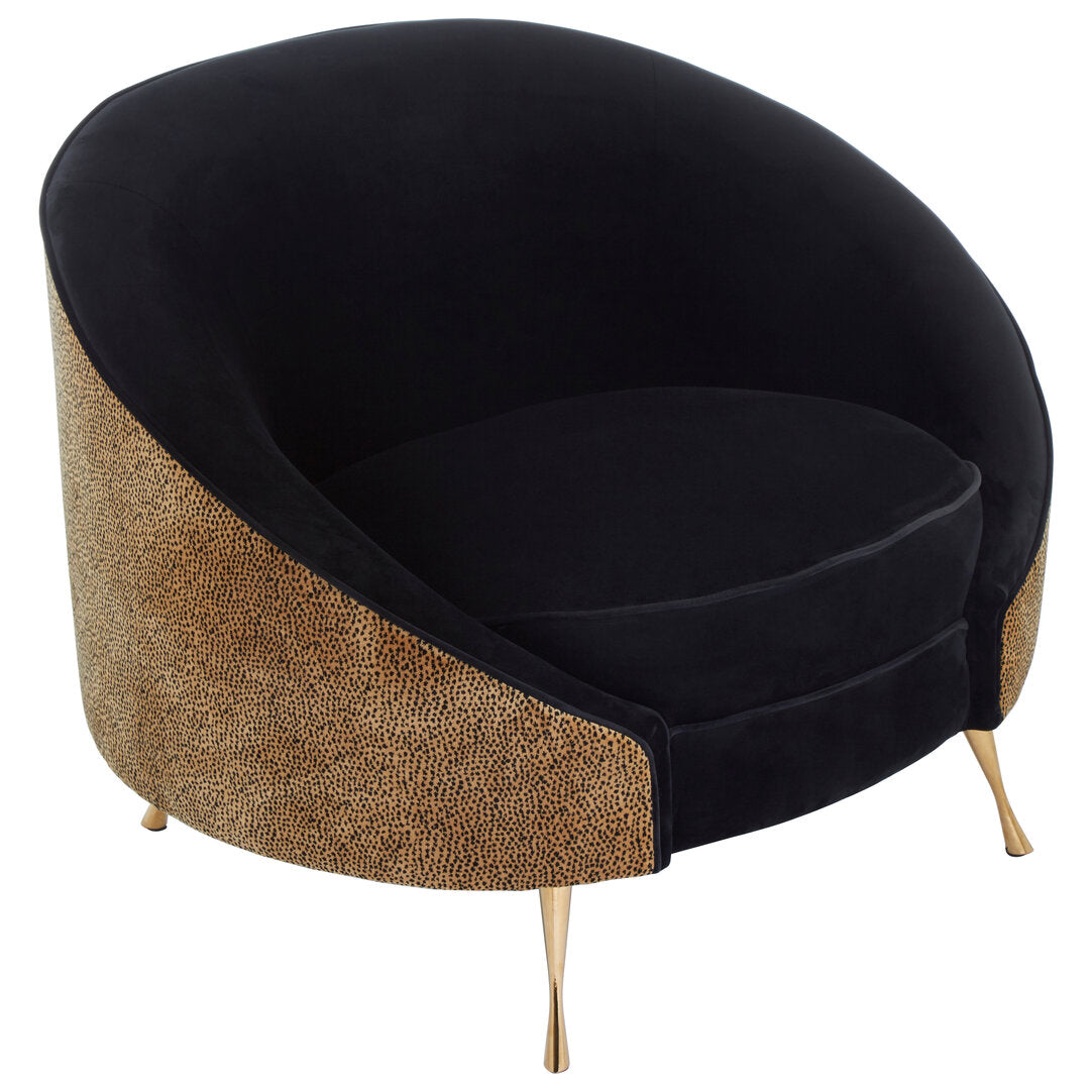 Tribeca Leopard Print Armchair