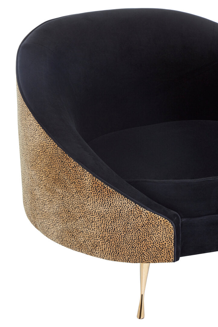Tribeca Leopard Print Armchair