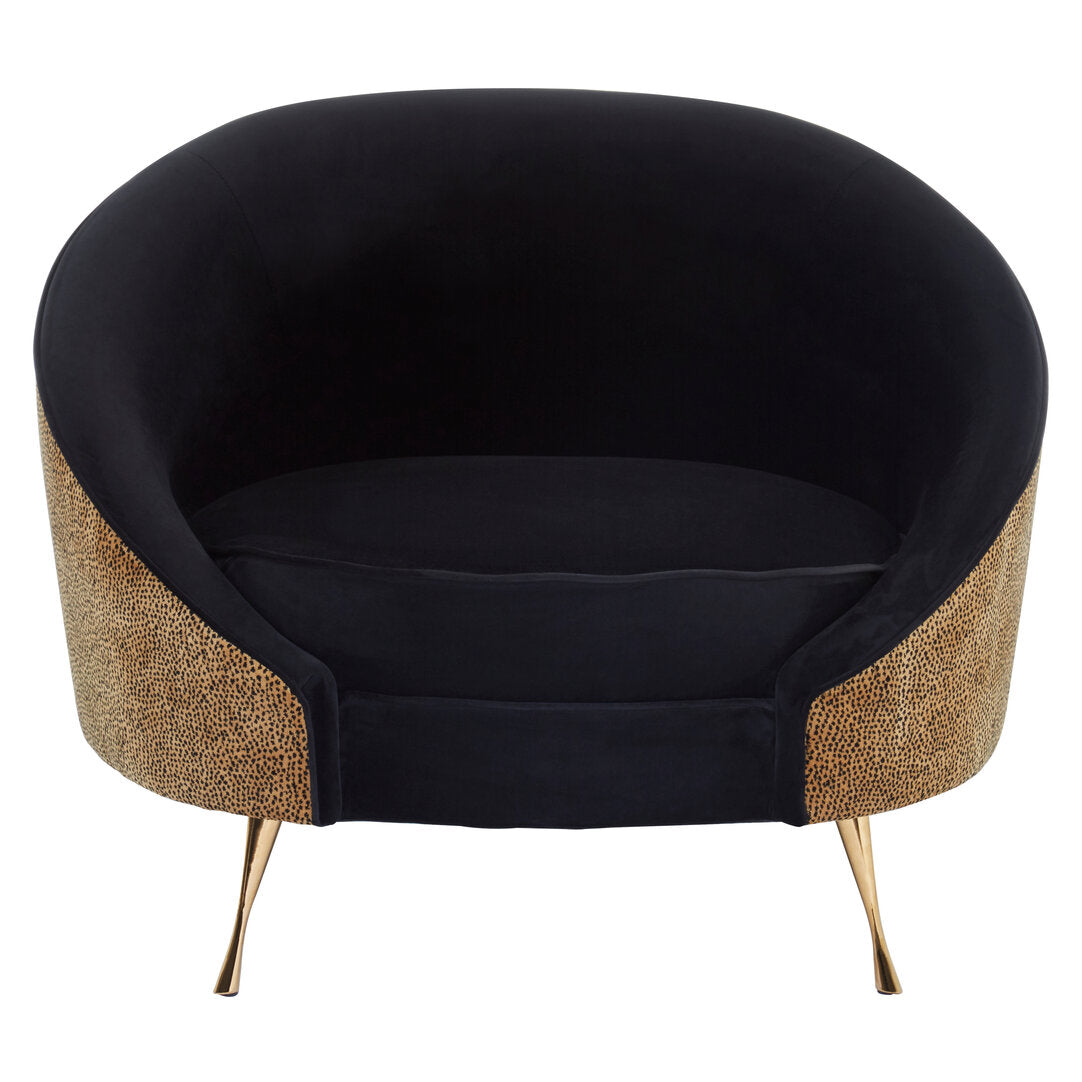 Tribeca Leopard Print Armchair