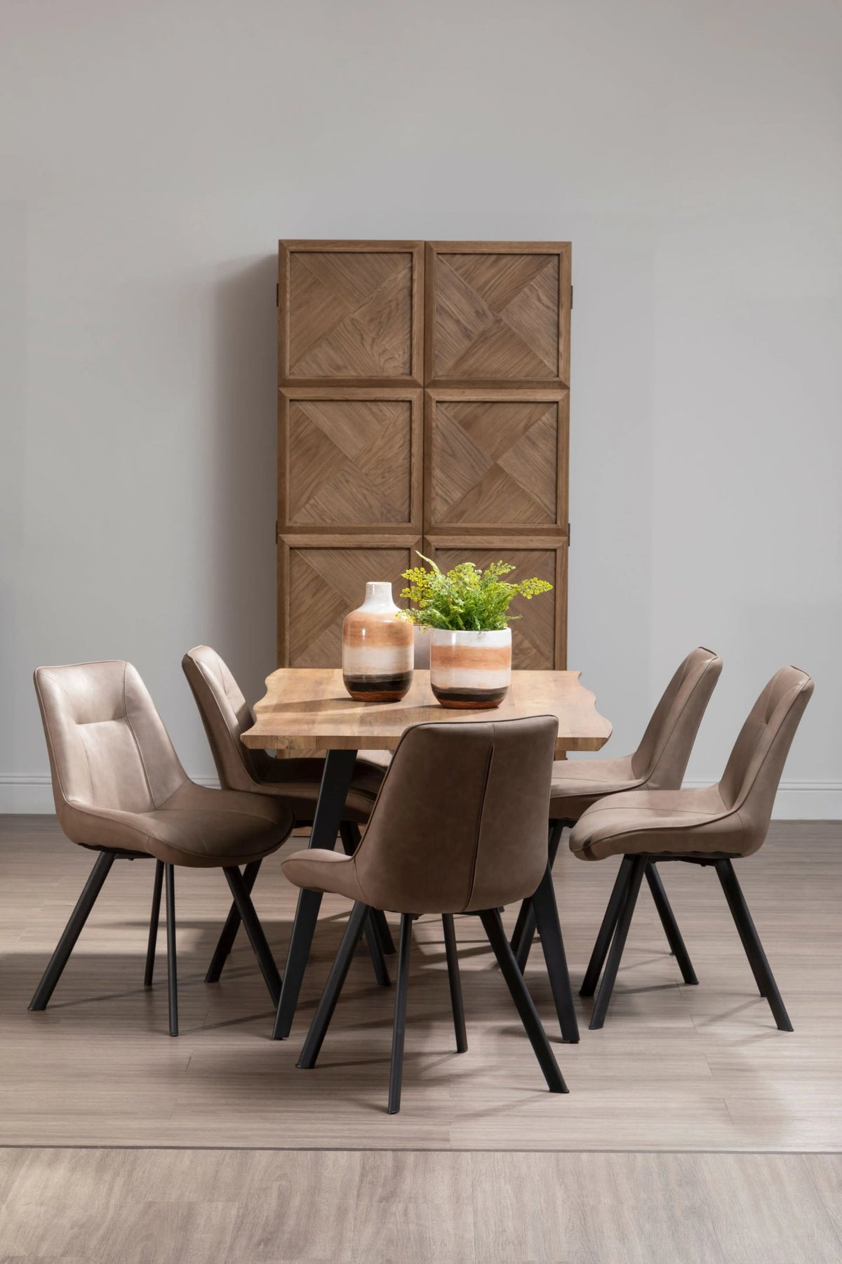 Cest Natural Oak Wood Tall Cabinet