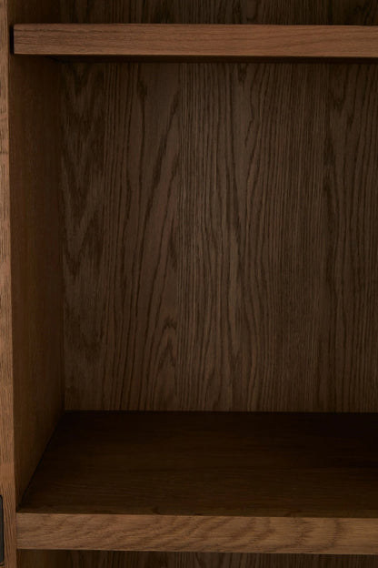 Cest Natural Oak Wood Tall Cabinet