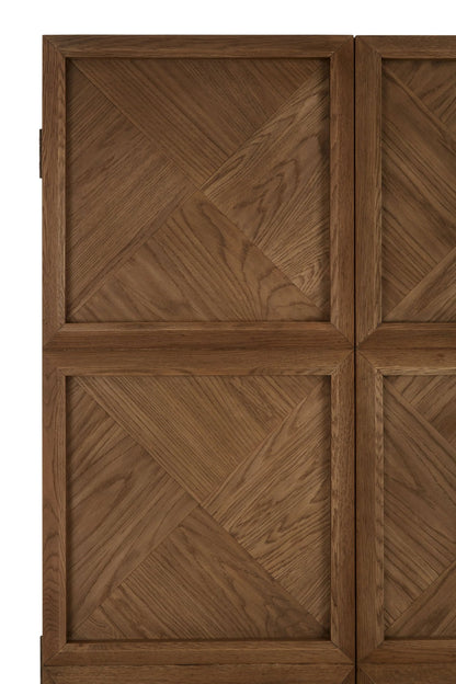 Cest Natural Oak Wood Tall Cabinet