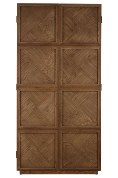 Cest Natural Oak Wood Tall Cabinet