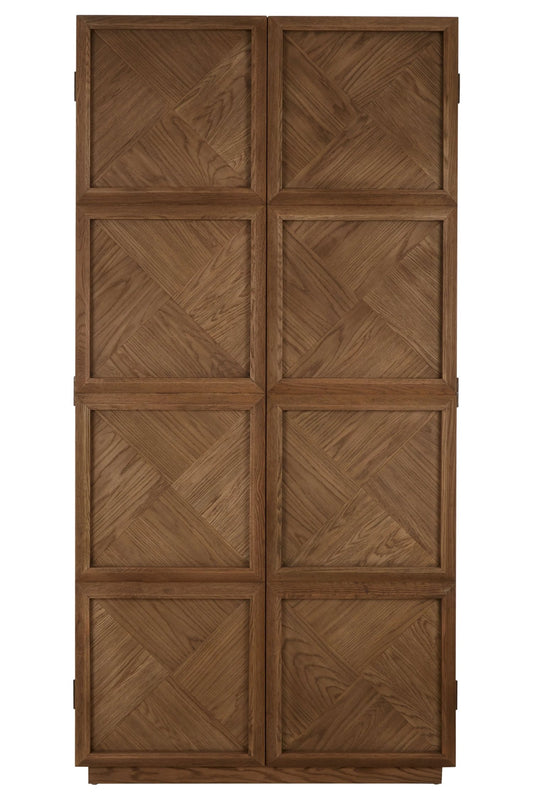 Cest Natural Oak Wood Tall Cabinet