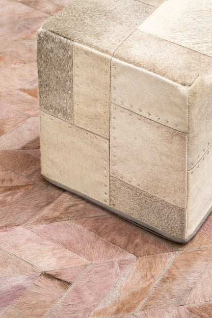 Azure Grey Pouffe
