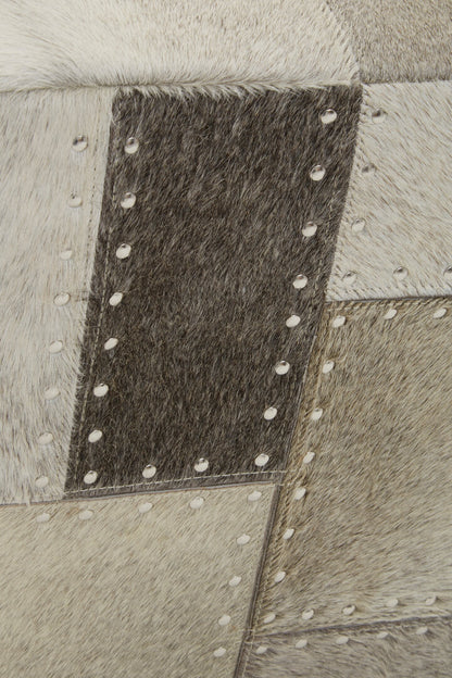 Azure Grey Pouffe