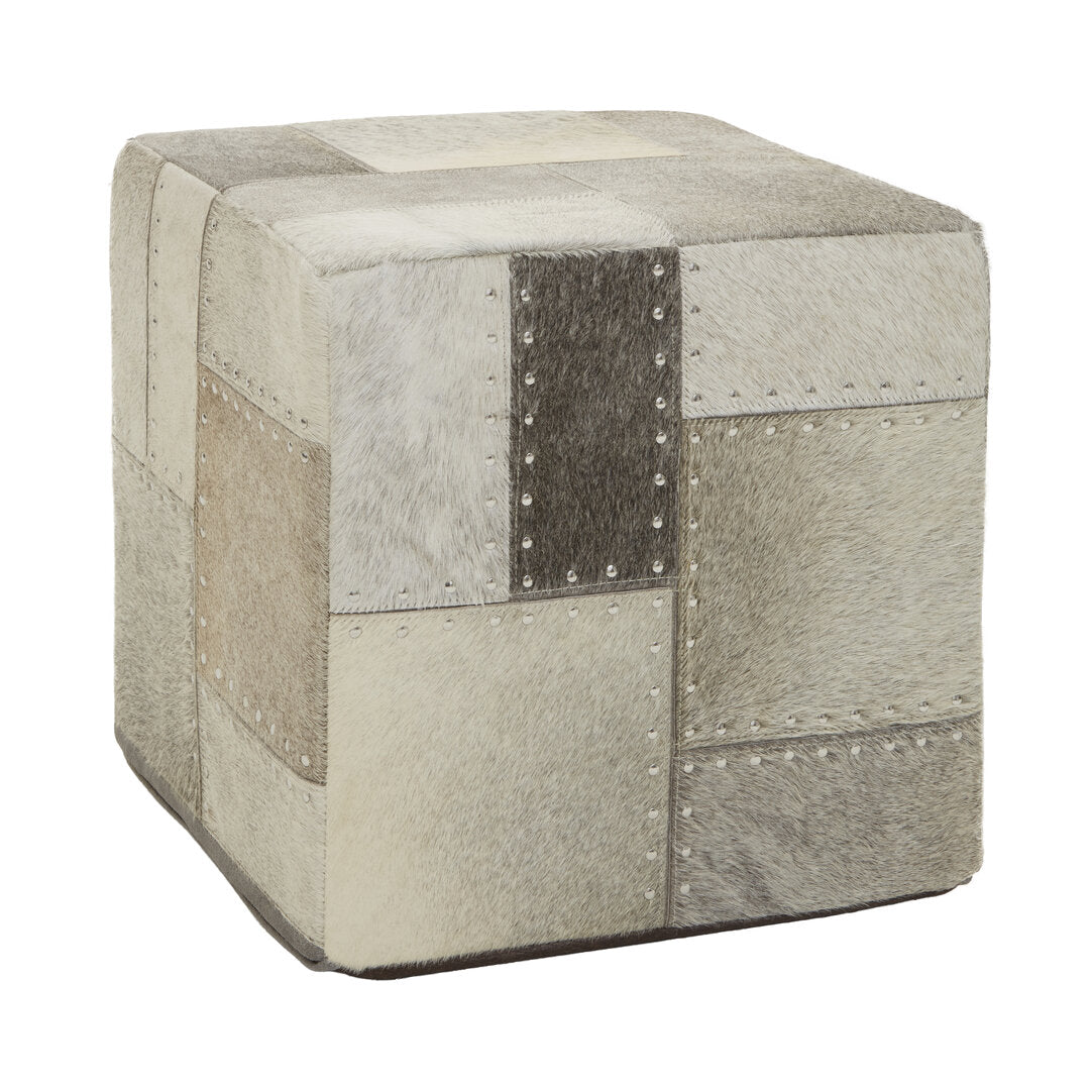 Azure Grey Pouffe