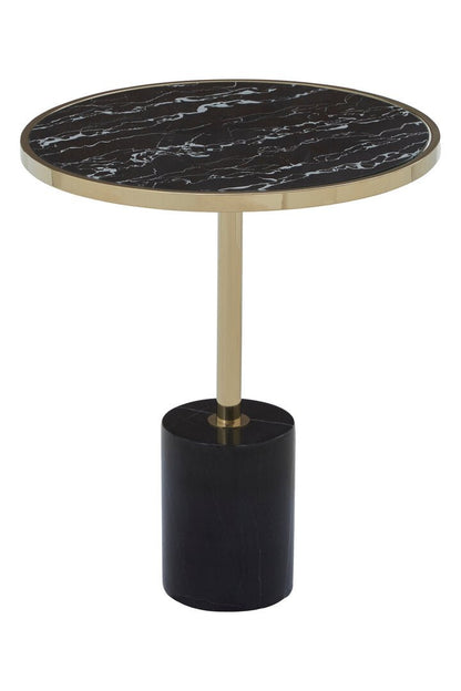 Lumina Warm Metallic End Table