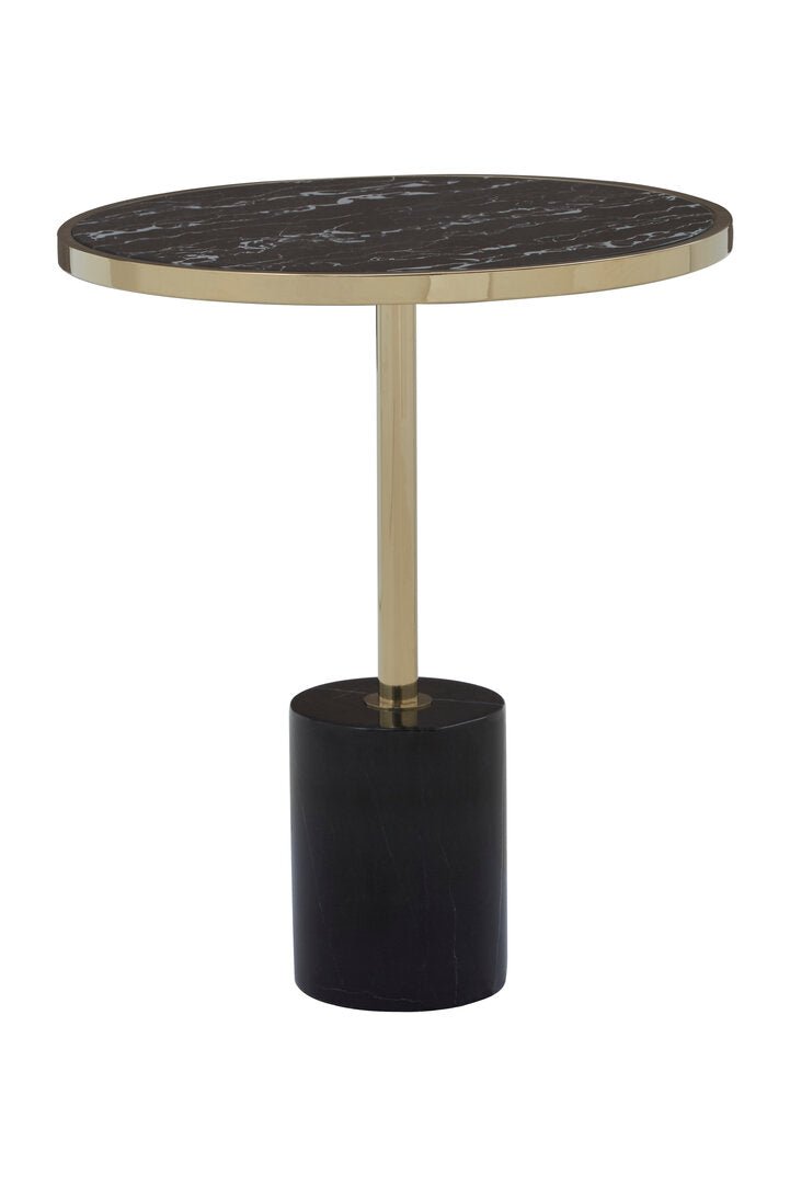 Lumina Warm Metallic End Table
