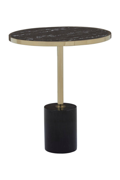 Lumina Warm Metallic End Table