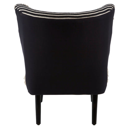 Serene Black Moroccan Chair