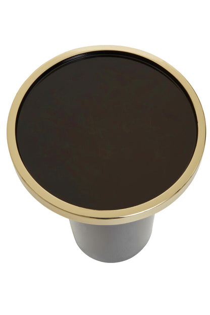 Enro Black And Gold Side Table