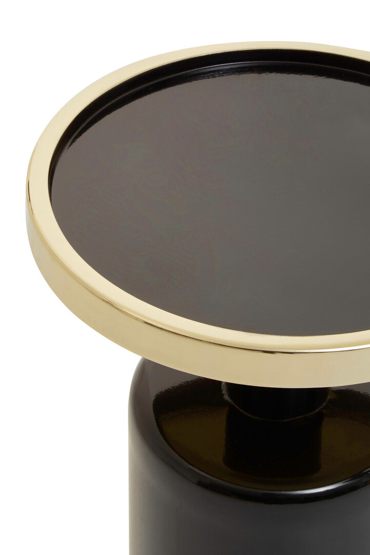 Enro Black And Gold Side Table