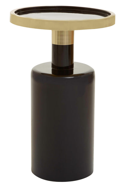 Enro Black And Gold Side Table
